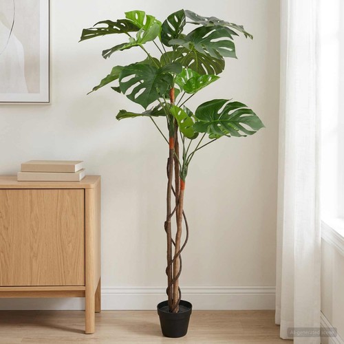 Plante monstera artificielle - plante,
