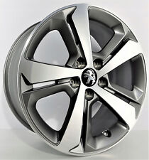 JEU DE JANTES ALU D'ORIGINE 17 POUCES PEUGEOT 308 9677989777 NEUF