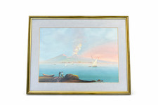 Magnifique Gouache napolitaine