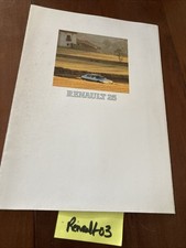 Renault 25 R25 1990 GTS TX TI GTD TXI V6 DX Baccara etc catalogue prospectus