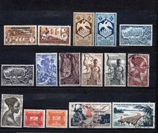 lot 16 timbres Afrique