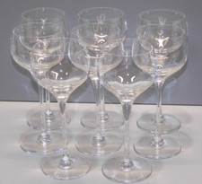 -8 VERRES BALLONS ESTAMPILLE CRISTAL ST LOUIS MODELE AURORE UNIS TABLE FETES   D