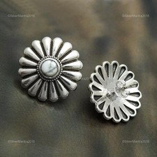 Blanc Pierre Turquoise Argent