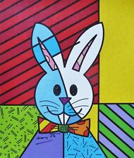 Romero Britto Pâques Lapin