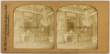 FRANCE Fontainebleau Salon de la Grande Duchesse de Bade Photo c1860 Diorama