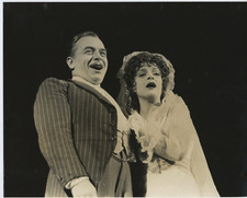 Tino Carraro e Marina Bonfigli Vintage silver print.Agostino Carraro, né à Mil