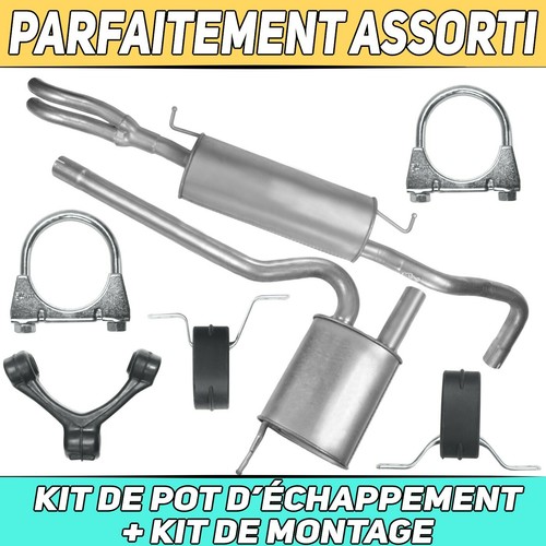 Kit pot échappement - kit,