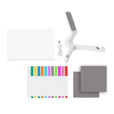 Tableau blanc lumineux LED en