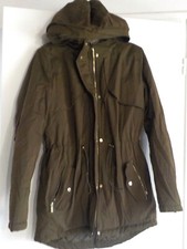 PARKA FEMME A CAPUCHE MARRON PIMKIE TAILLE 38