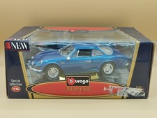 1/16 (no 1/18) Alpine A110 1600S Bleu 1971 Burago ref: 3001 Made in Italy