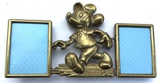 ANCIEN CADRE DOUBLE PORTRAIT MICKEY MOUSE WALT DYSNEY PRODUCTION PORTRAIT FRAME