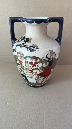 Vase anse grès art basque - vase,