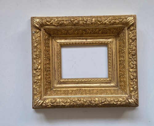Cadre ancien bois stuc - et,