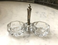 Saleron en cristal signé