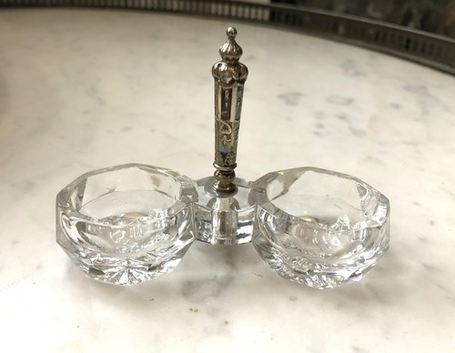 Saleron cristal signé - saleron,