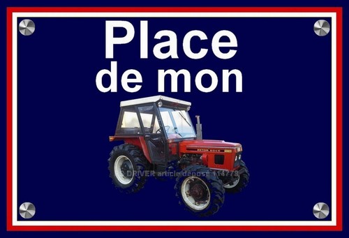 Plaque place mon - plaque, de