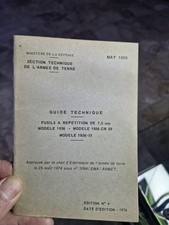 NOTICE FUSIL 7.5 MAS 36 ET MAS