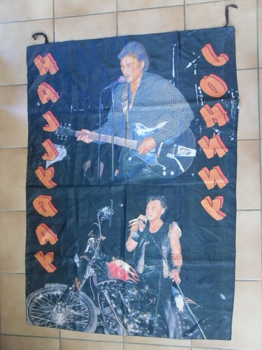 Johnny hallyday drapeau format - johnny,