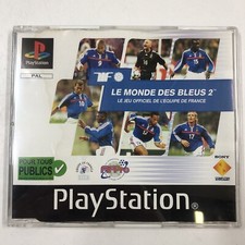 CD DISC promo monde bleus 2 football playstation 1 PS1 not for resale SLES03073