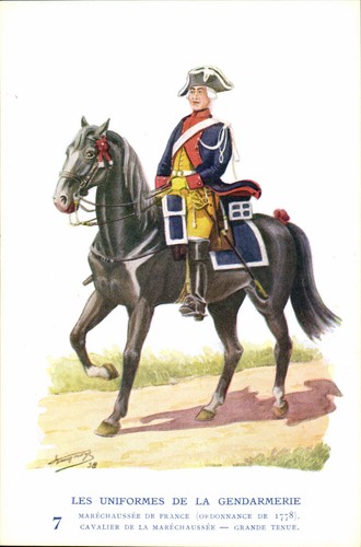 Cavalier maréchaussée - cavalier,