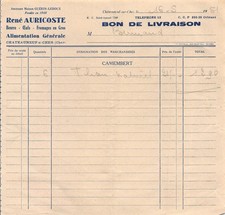 1951   RENE AURICOSTE A CHATEAUNEUF SUR CHER - M. BERNIOT A DUN SUR AURON