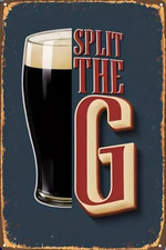 PLAQUE METAL GUINNESS