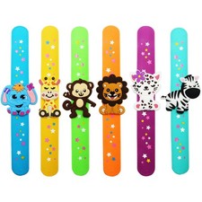 6PCS Silicone Slap Bracelet à