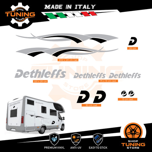 Autocollants camper kit - autocollants,