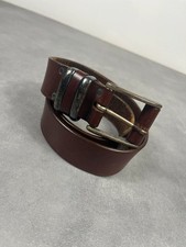 Ceinture cuir épais marron