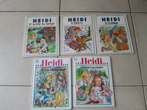 Lot livres heidi hemma - livres,
