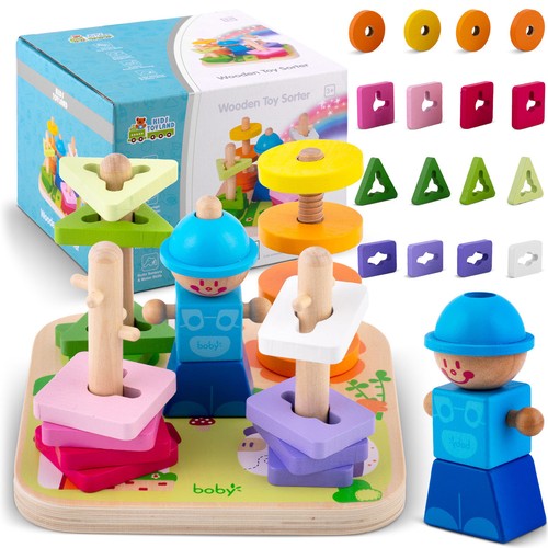 Jouet trieur bois puzzle - trieur,