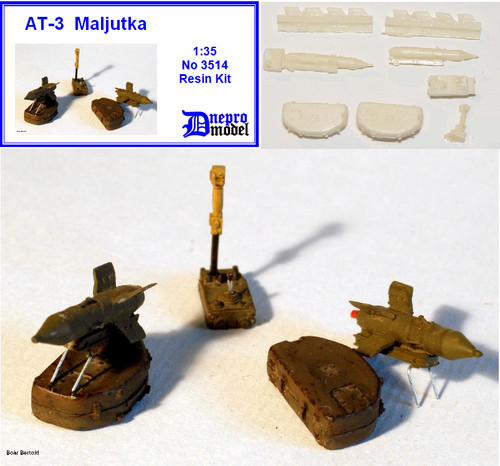 Maljutka 35 scale - scale, resin