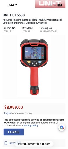 Fotric acoustic imaging - fotric, camera