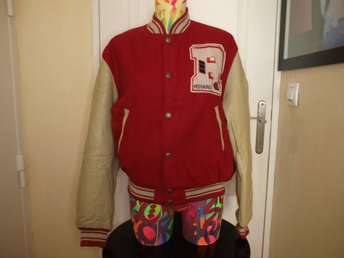 Varsity vintage redskins cuir - vintage,