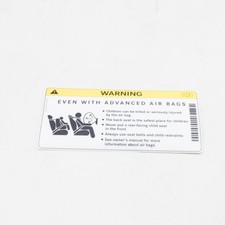 Autocollant d'avertissement