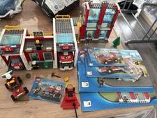 La Caserne Pompiers Avec Camion Grande Echelle Lego City 7208