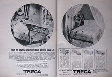 PUBLICITÉ 1967 TRÉCA SOMMIER ET MATELAS - ADVERTISING
