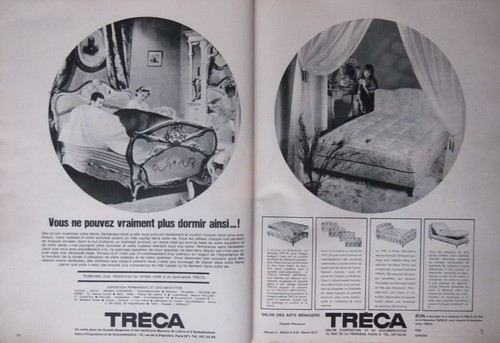 Publicité 1967 tréca sommier - 1967,