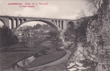 *51692 cpa Luxembourg - Vallée de la Pétrusse - le Pont Adolphe