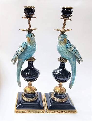 Porcelaine bronze candélabre - porcelaine,