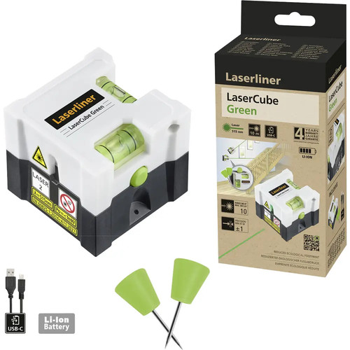 Laserliner lasercube green - lasercube,