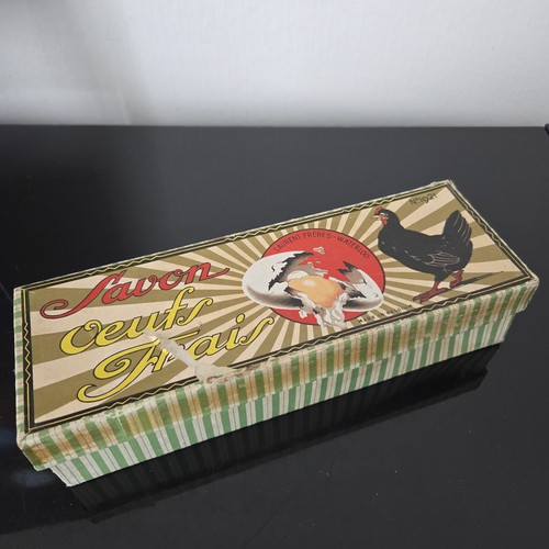 Boîte savon œufs frais - boîte,