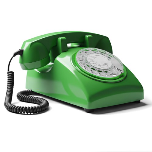 60s cable téléphone - 60s,