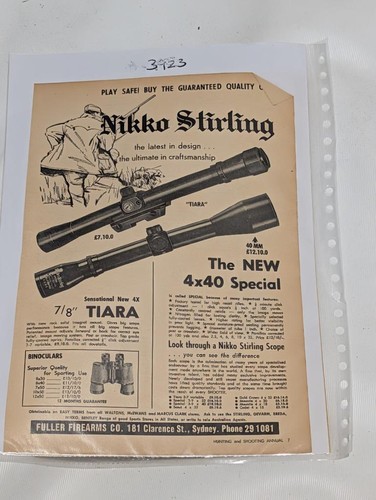 Nikko stirling tiara scopes - tiara, ad