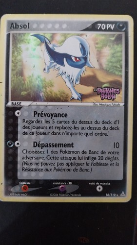 Carte pokemon absol ex - (hp, 18)