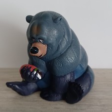 FIGURINE PVC  DISNEY FRERES DES OURS - GROS OURS AVEC POISSON 