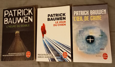 lot 3 PATRICK BAUWEN l' oeil de Caine, le jour du chien, l' heure du diable TBE