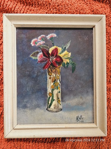 Petit peinture floral vintage - petit,