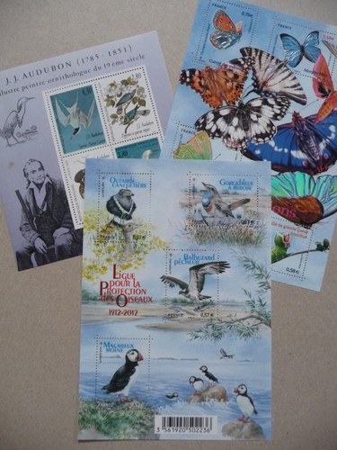 France lot blocs - france, 3