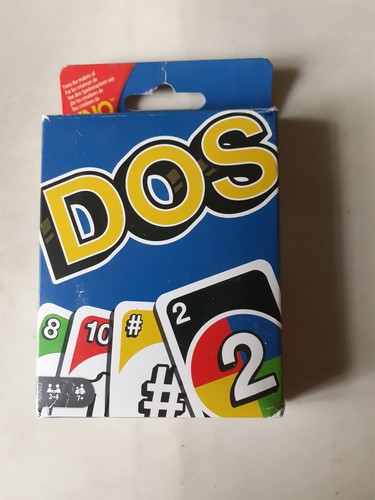 Mattel games uno dos - jeu, de